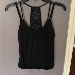Black Strappy Tank
